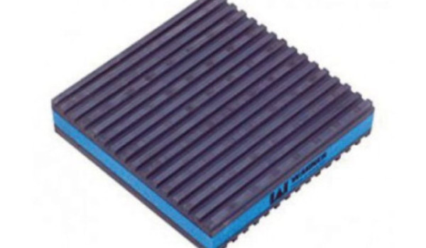 Castel rubberen trillingdempende mat 100x100x22mm afbeelding