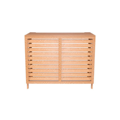 Floli Kunststof Airco Cover Buitenunit Omkasting "Houtlook" Douglas