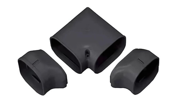 Inaba Denko SN-77-K gedraaide bocht 90 °C Zwart