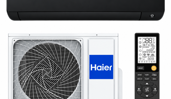 Haier Expert split unit airco 3,5 kW inverter - zwart