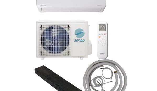 Sendo IKAROS split unit airco 3,5 kW met complete installatieset - 3 meter leiding + 2 opstellingsbalken 60 cm