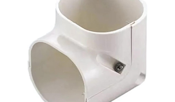 Inaba Denko SCM-77-I korte stijgende bocht 90 °C Ivoor