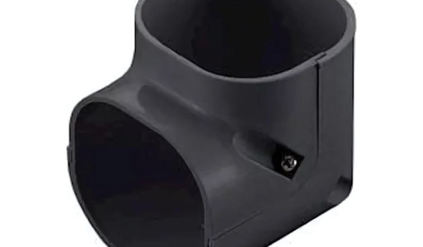 Inaba Denko SCM-77-K korte stijgende bocht 90 °C Zwart