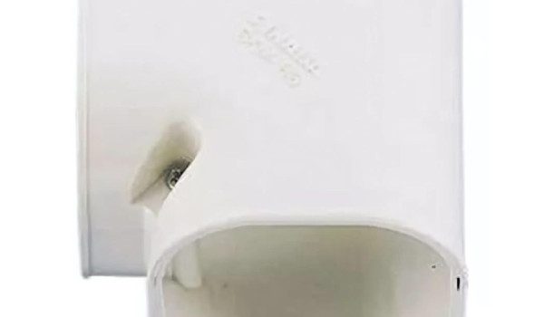 Inaba Denko SKM-77-I korte vlakke bocht 90 °C Ivoor