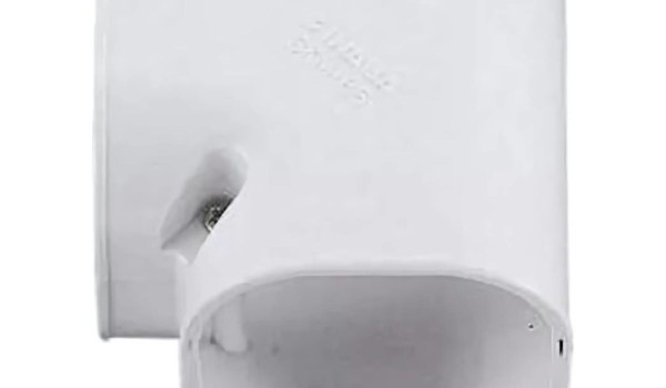 Inaba Denko SKM-77-W korte vlakke bocht 90 °C Wit