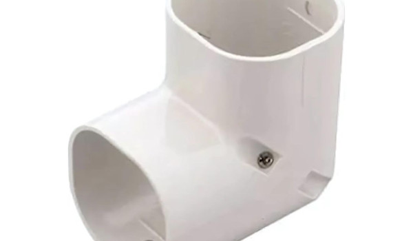 Inaba Denko SC-77-I lange stijgende bocht 90 °C Ivoor