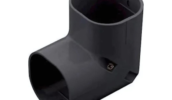 Inaba Denko SC-77-K lange stijgende bocht 90 °C Zwart afbeelding