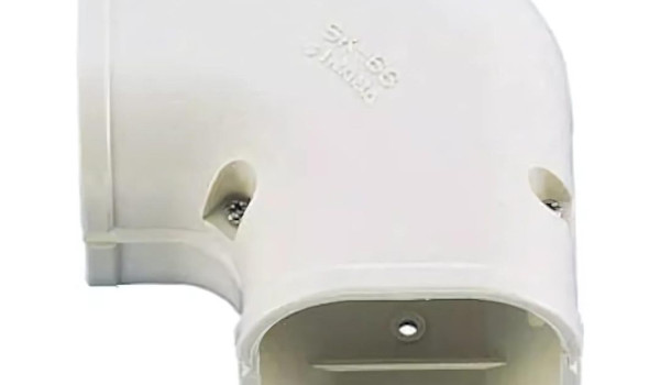 Inaba Denko SK-77-I lange vlakke bocht 90 °C Ivoor