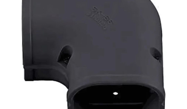 Inaba Denko SK-100-K lange vlakke bocht 90 °C Zwart