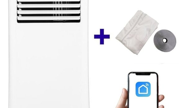 Mobiele Airco 9000 BTU met Wifi