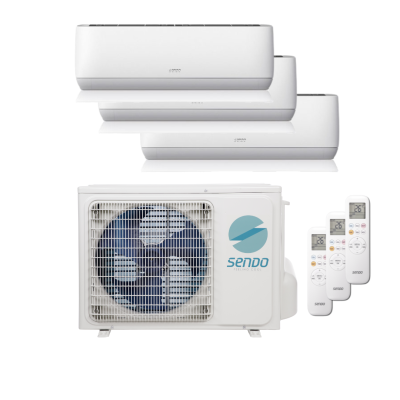 Sendo AEOLOS airco Multi-split set 2 x 2.5 kW + 1 x 3.5 kW