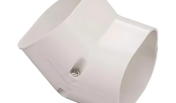 Inaba Denko SCF-100-I stijgende bocht 45 °C Ivoor