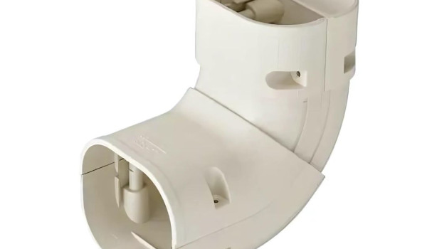 Inaba Denko SCS-100-I verstelbare stijgende bocht 45-90 °C Ivoor