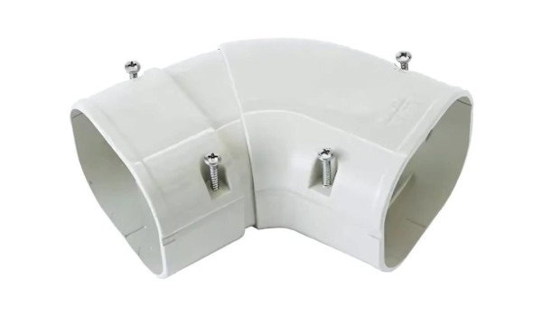 Inaba Denko SKS-100-W verstelbare vlakke bocht 45-90 °C Wit