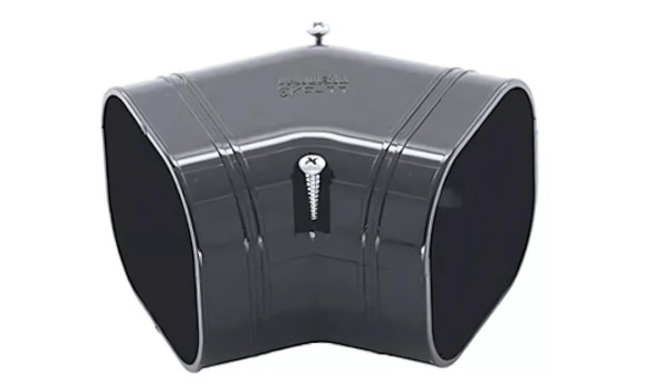 Inaba Denko SKF-77-A vlakke bocht 45 °C Antraciet