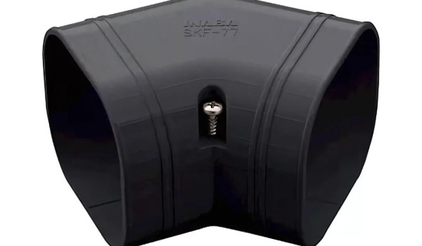 Inaba Denko SKF-77-K vlakke bocht 45 °C Zwart afbeelding