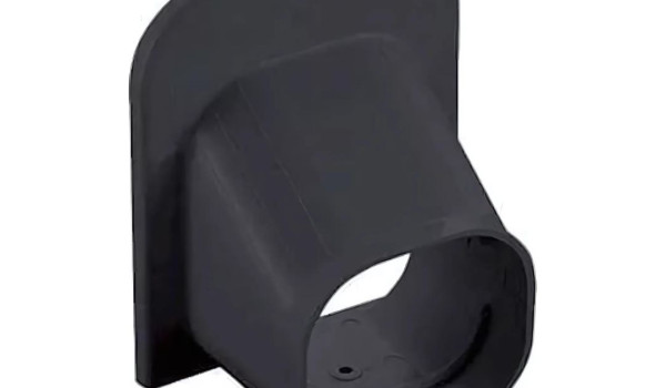 Inaba Denko SP-77-K wand-plafond eindstuk Zwart